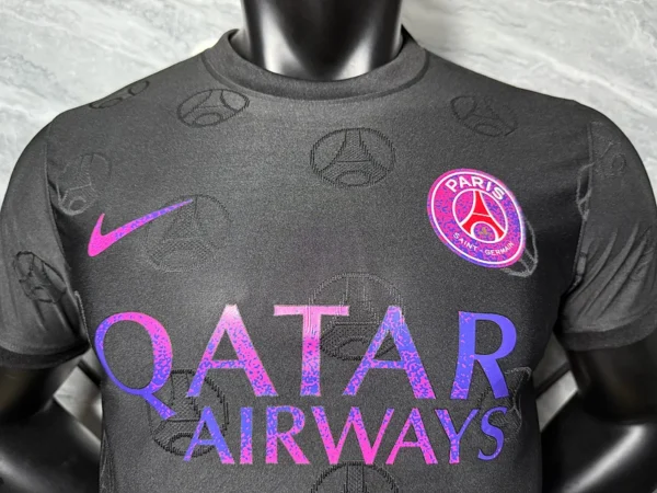 Camiseta Paris Saint Germain 2025-2026 Negro cuello