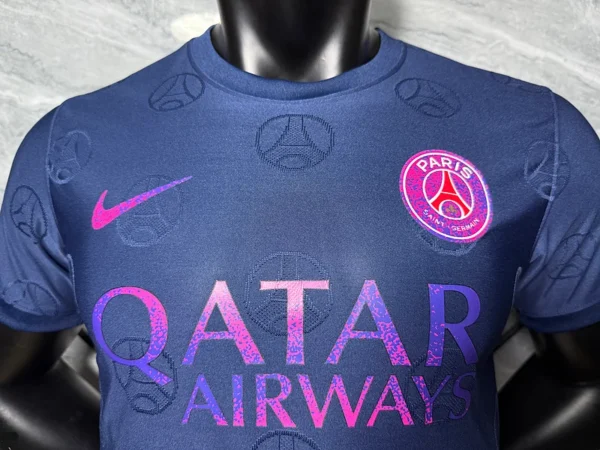Camiseta Paris Saint Germain Azul 2025-2026 cuello