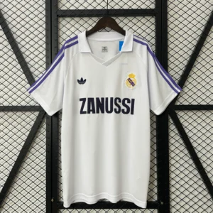 Camiseta Real Madrid 1984-1985 Blanco