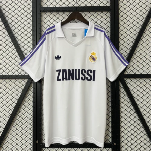 Camiseta Real Madrid 1984-1985 Blanco