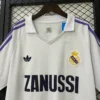 Camiseta Real Madrid 1984-1985 Blanco cuello