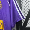 Camiseta Real Madrid 1984-1985 Morado manga