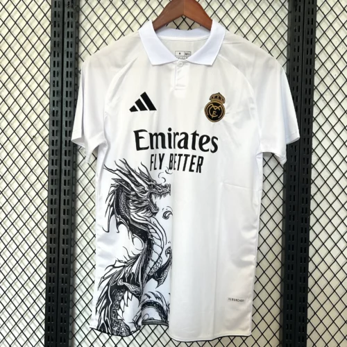 Camiseta Real Madrid 2025-2026 Dragon blanco
