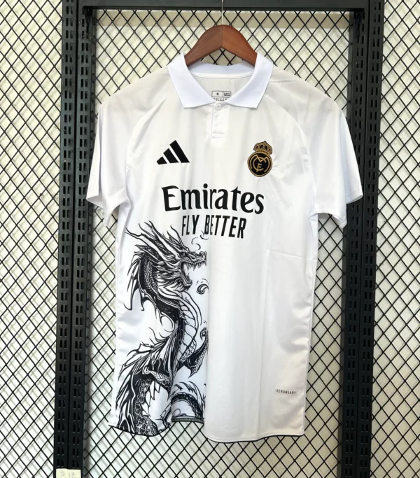 Camiseta Real Madrid 2025-2026 Dragon blanco