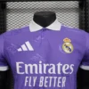 Camiseta Real Madrid 2025-2026 Morado cuello