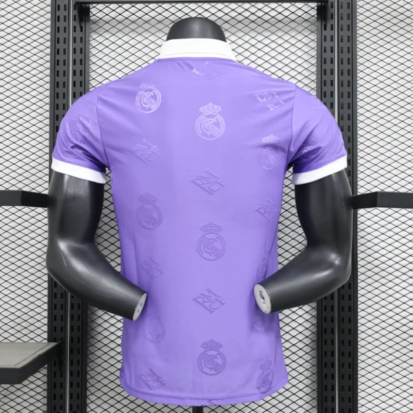 Camiseta Real Madrid 2025-2026 Morado dorsal
