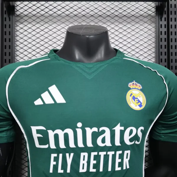 Camiseta Real Madrid 2025-2026 Verde cuello
