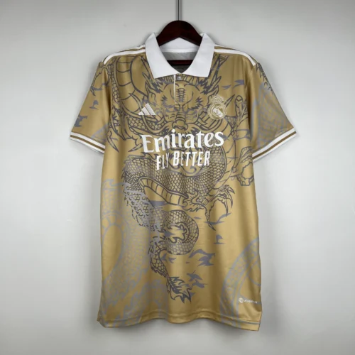 Camiseta Real Madrid Dorado 2023-2024