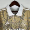 Camiseta Real Madrid Dorado 2023-2024 cuello