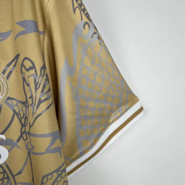 Camiseta Real Madrid Dorado 2023-2024 manga