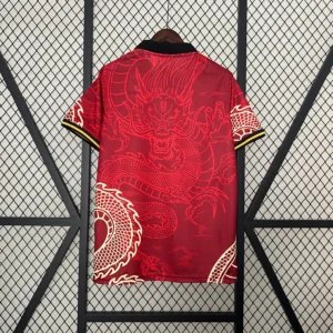 Camiseta Real Madrid Dragón Rojo 2024-2025 dorsal