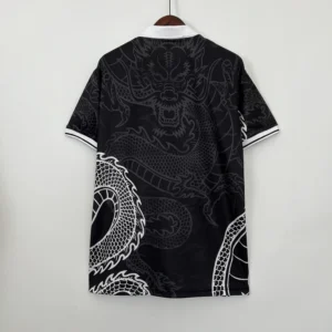 Camiseta Real Madrid negro 2023-2024 Dragon dorsal
