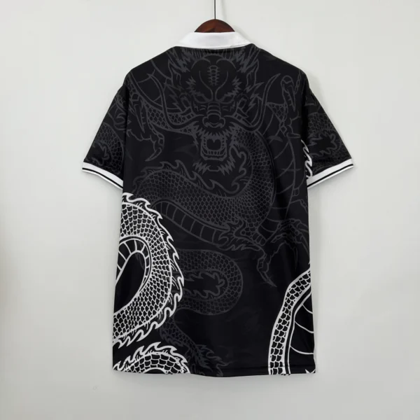 Camiseta Real Madrid negro 2023-2024 Dragon dorsal