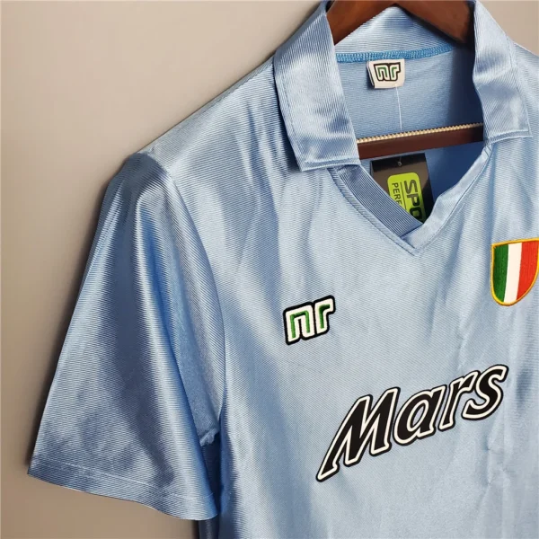 Camiseta Retro Napoli 1990-1991 Maradona manga