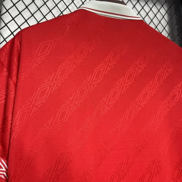 Camiseta Sevilla 1994-1995 Roja cuello anterior