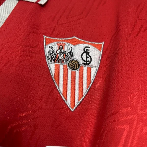 Camiseta Sevilla 1994-1995 Roja escudo