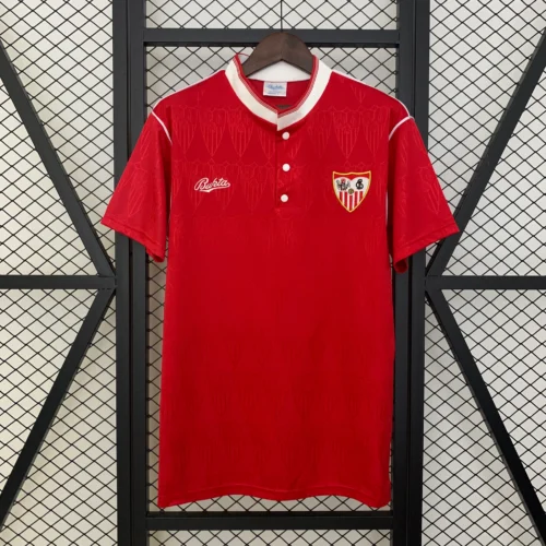 Camiseta Sevilla FC 1991-1992 Rojo