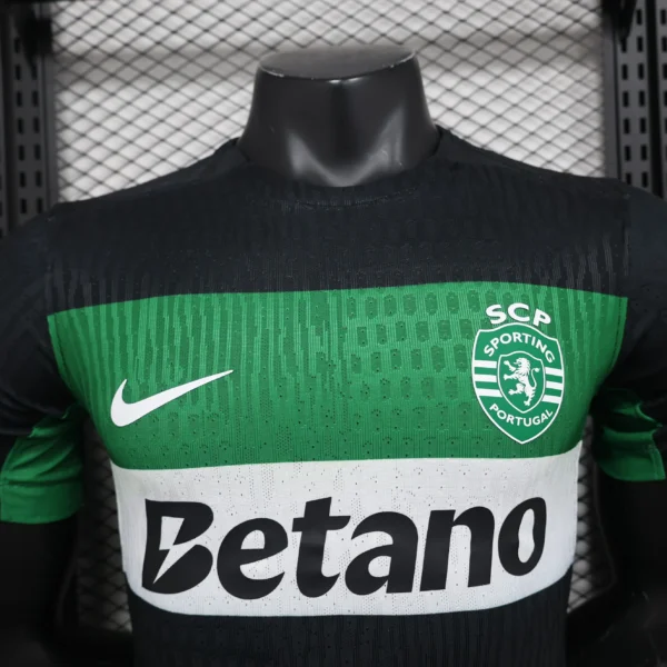 Camiseta Sporting Lisboa Gyokeres 2024-2025 cuello