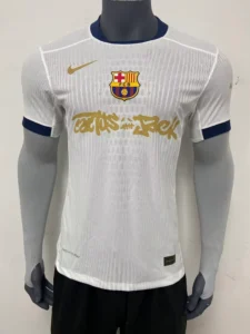 Camiseta Travis Scott blanca x FC Barcelona 2025-2026