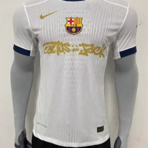 Camiseta Travis Scott blanca x FC Barcelona 2025-2026