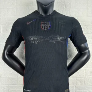Camiseta Travis Scott negro FC Barcelona 2024-2025-1