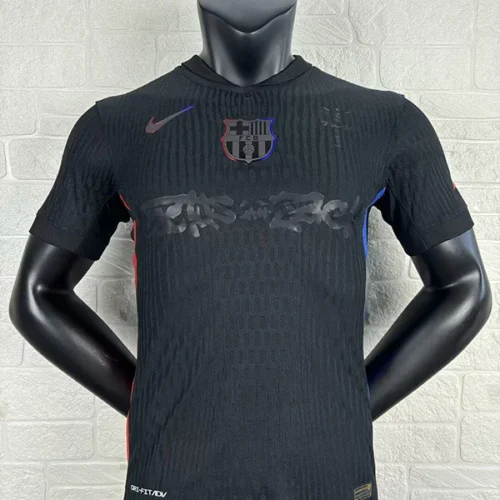 Camiseta Travis Scott negro FC Barcelona 2024-2025-1