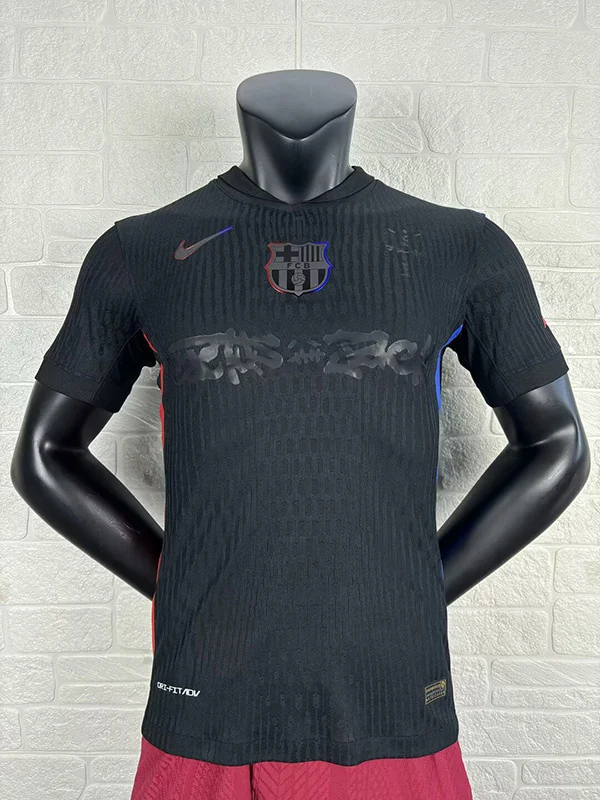 Camiseta Travis Scott negro FC Barcelona 2024-2025-1