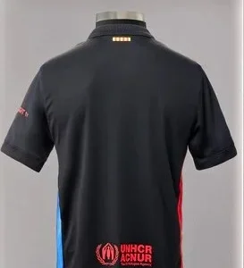 Camiseta Travis Scott negro FC Barcelona 2024-2025 dorsal