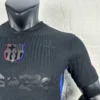 Camiseta Travis Scott negro FC Barcelona 2024-2025 manga-1