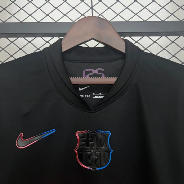 Camiseta Travis Scott x Barcelona Negro 2025-2026 cuello