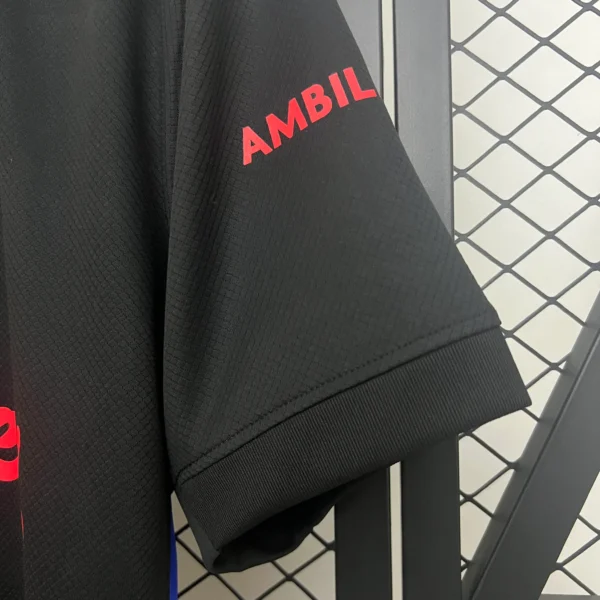 Camiseta Travis Scott x Barcelona Negro 2025-2026 manga