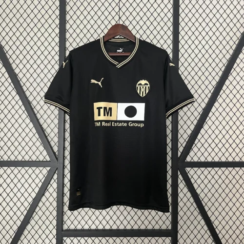 Camiseta Valencia CF 2024-2025 Negro