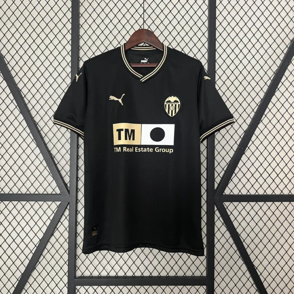 Camiseta Valencia CF 2024-2025 Negro