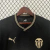 Camiseta Valencia CF 2024-2025 Negro cuello