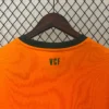 Camiseta Valencia CF 2024-2025 naranja cuello anterior