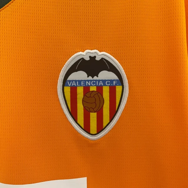 Camiseta Valencia CF 2024-2025 naranja escudo