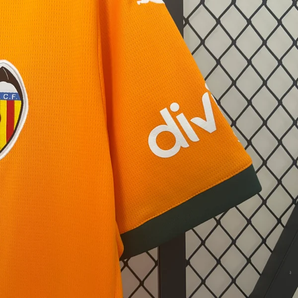 Camiseta Valencia CF 2024-2025 naranja manga
