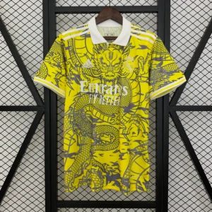 Camiseta amarillo Real Madrid 2025-2026 Dragon