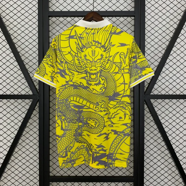 Camiseta amarillo Real Madrid 2025-2026 Dragon dorsal