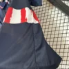 Camiseta retro Atletico Madrid Azul 1997-1998 lateral