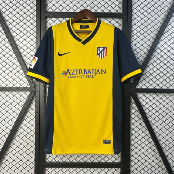 Camiseta retro Atletico Madrid amarillo 2013-2014