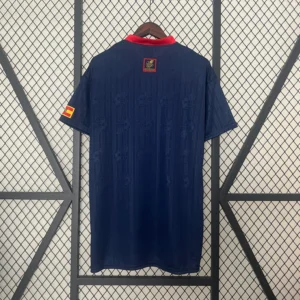 Camiseta retro España 1996 Azul dorsal
