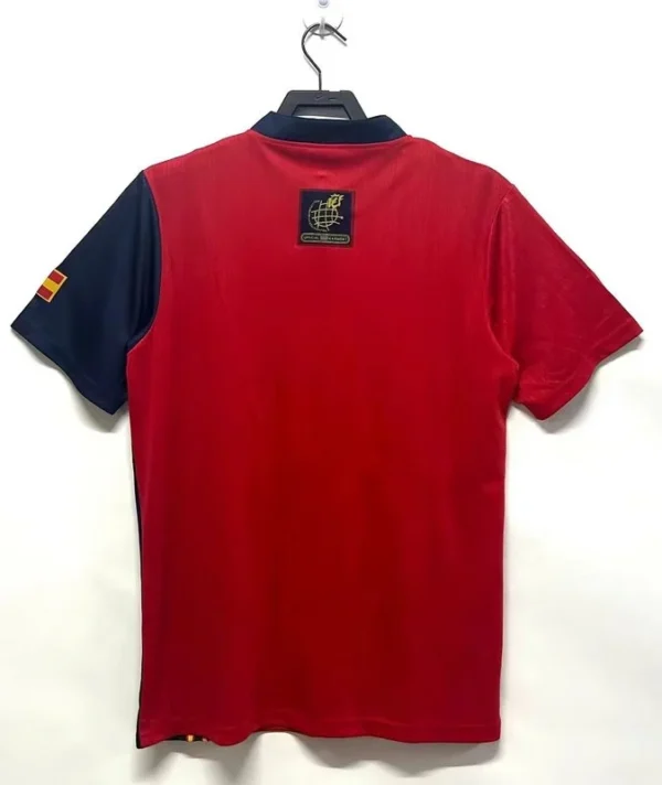 Camiseta retro España 1996 Sergi dorsal