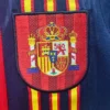Camiseta retro España 1996 Sergi escudo