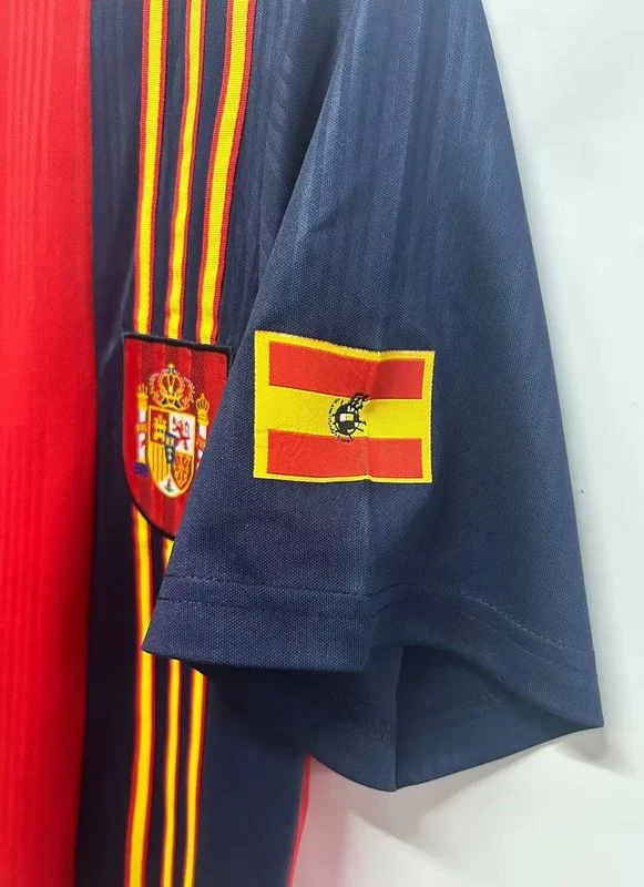 Camiseta retro España 1996 Sergi manga