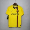 Camiseta retro FC Barcelona 2008-2009 Amarillo