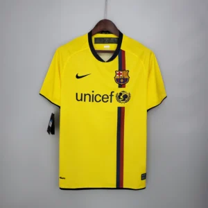 Camiseta retro FC Barcelona 2008-2009 Amarillo