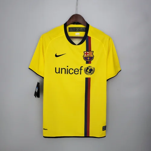 Camiseta retro FC Barcelona 2008-2009 Amarillo