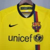 Camiseta retro FC Barcelona 2008-2009 Amarillo cuello