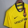Camiseta retro FC Barcelona 2008-2009 Amarillo hombro